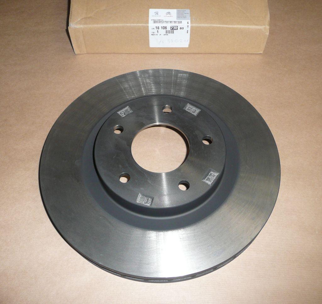 DISQUE DE FREIN.CITROEN C4 AIRCROSS AVANT 1610623080.