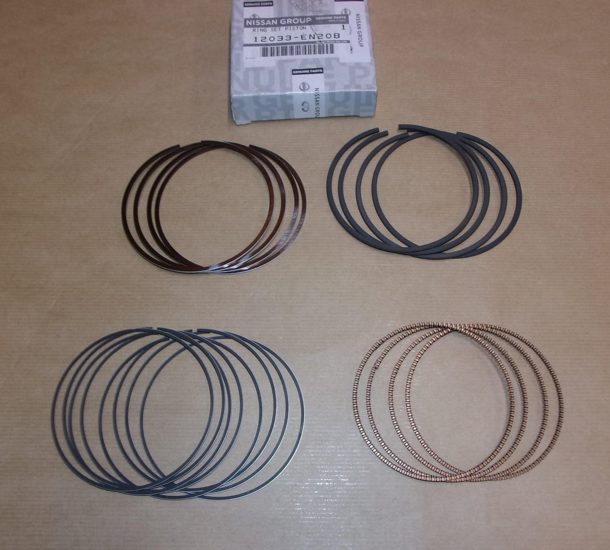 SEGMENTS DE PISTON RENAULT LAGUNA III 2.0 M4R 12033EN20B.
