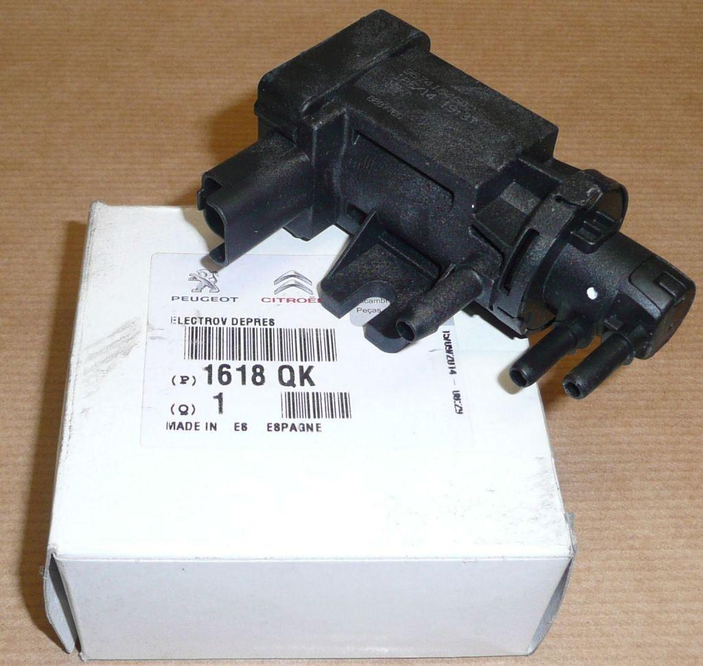 VANNE ÉLECTROMAGNÉTIQUE TURBO CITROEN C3,PEUGEOT PAR 1618.QK 1618QK.