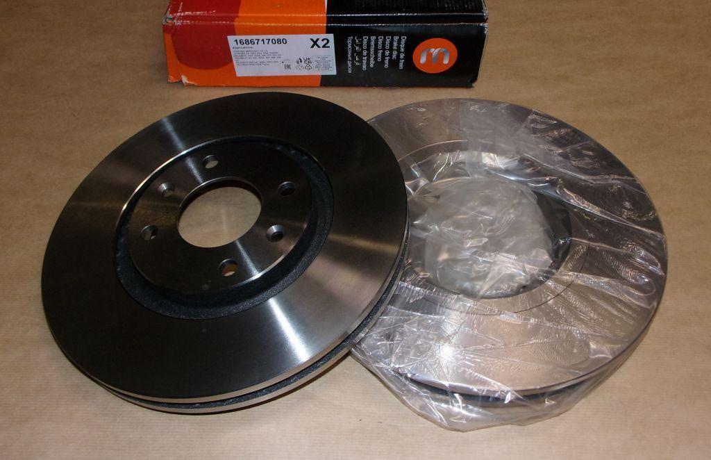 DISQUE DE FREIN.CITROEN C4,BERLINGO AVANT 1686717080.