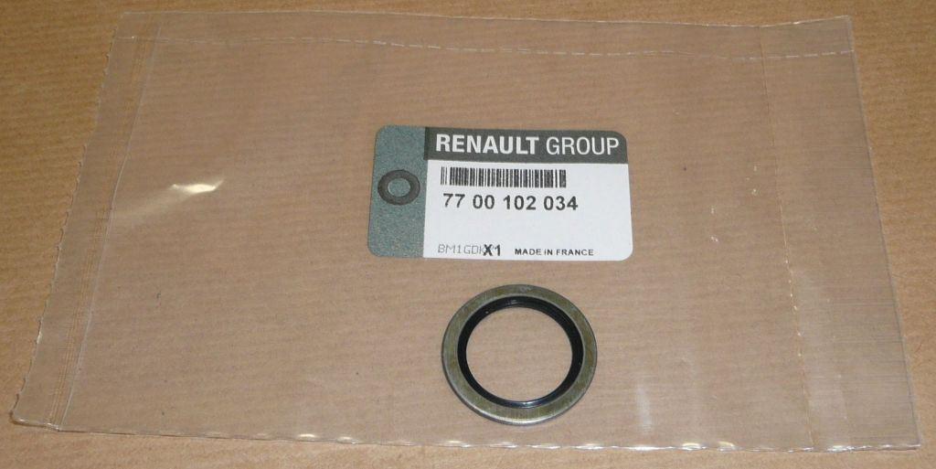 JOINT DE RADIATEUR D'HUILE RENAULT 7700102034.