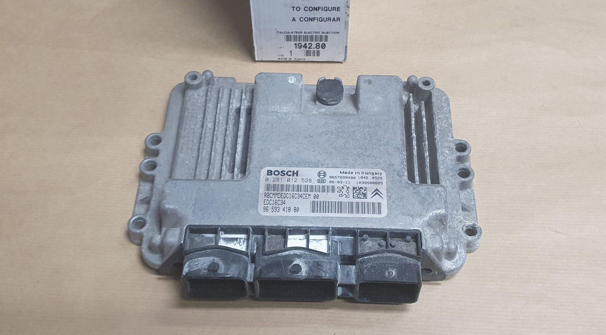 ORDINATEUR MOTEUR PEUGEOT 206 1.4HDI 1942.80 194280.