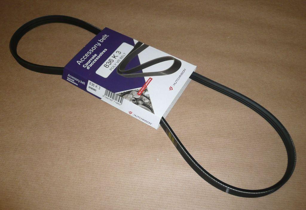 COURROIE TRAPÉZOIDALE.3PK836 1.4,1.6 7700866437.