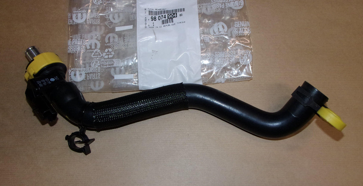 TUYAU DE SEPARATEUR D'HUILE.CITROEN JUMPER III 9807490480.