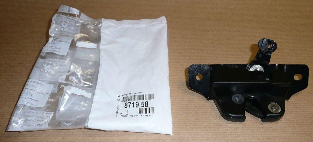 SERRURE DE COFFRE CITROEN BERLINGO,P206 TRAPPE 8719.58 871958.