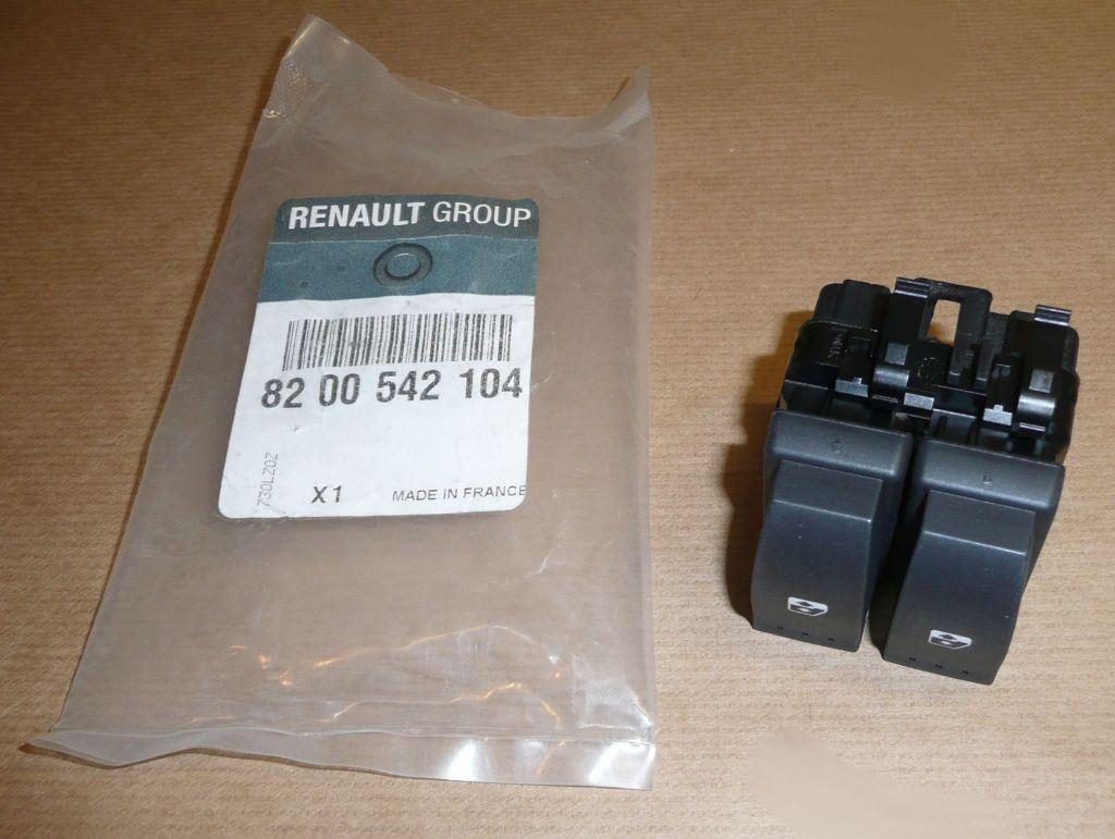 BOUTON LEVE-VITRE RENAULT CLIO II 8200542104.