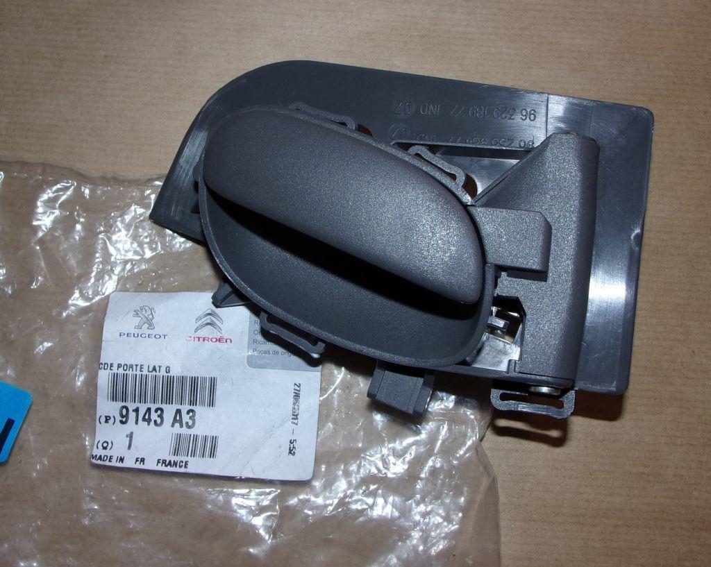POIGNÉE INTÉRIEURE.PEUGEOT 206 GAUCHE 9143.A3 9143A3.