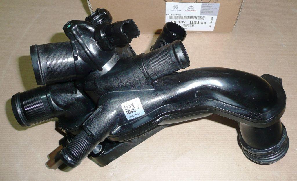 Couvercle de thermostat d’origine Citroën C4, DS3, DS4 Peugeot 207 , OEM 9810916980 , V753452180.