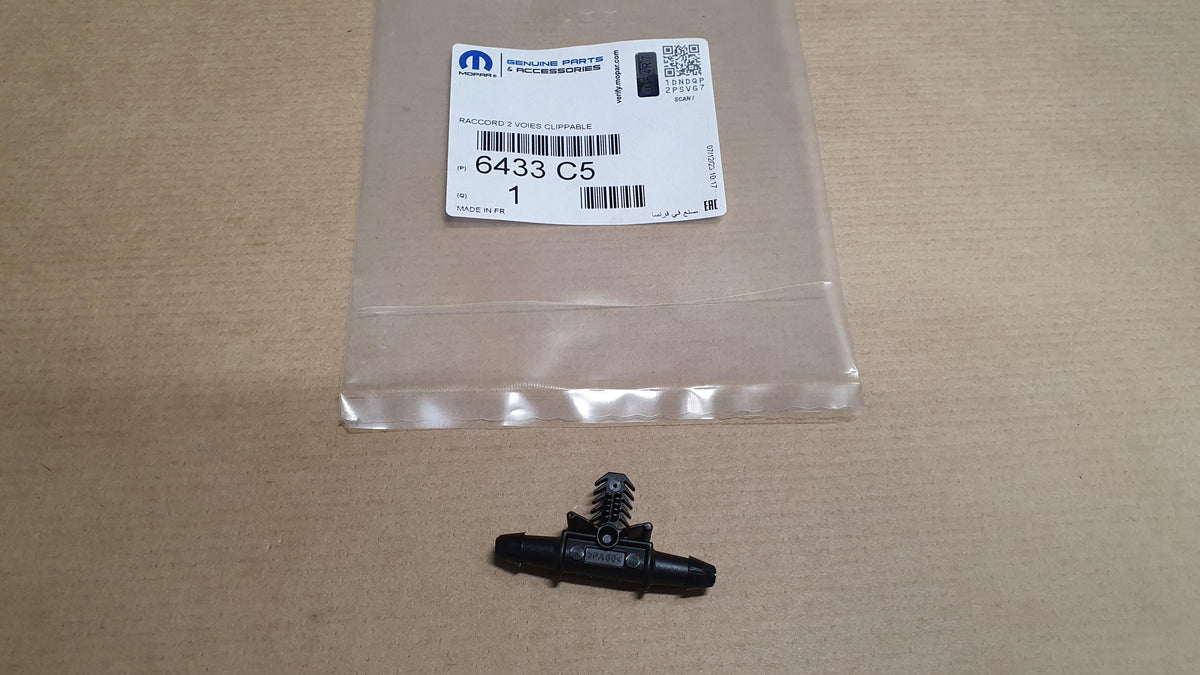 CONNECTEUR CONDUIT LAVE.GLACE.PEUGEOT 308 6433.C5 6433C5.