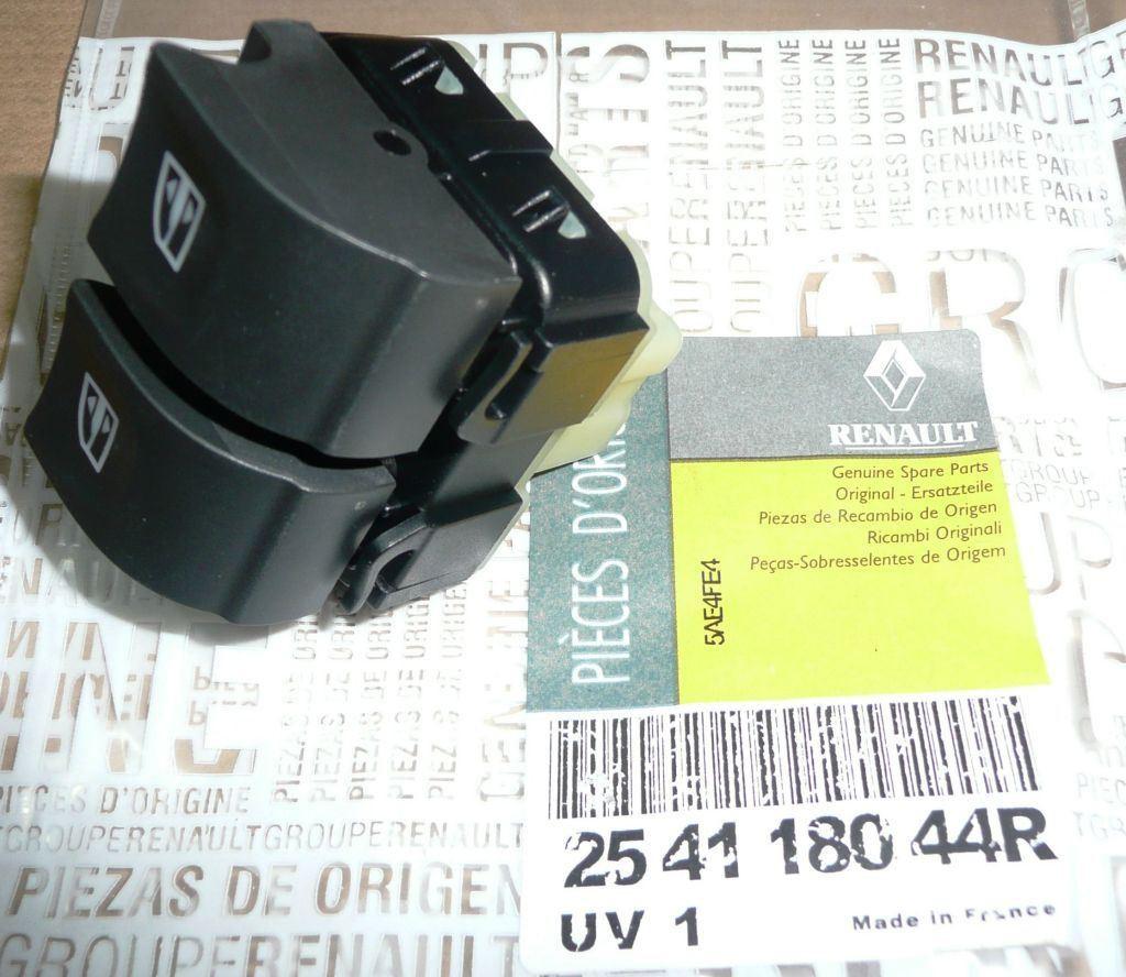 BOUTON LEVE-VITRE RENAULT CLIO IV 254118044R.