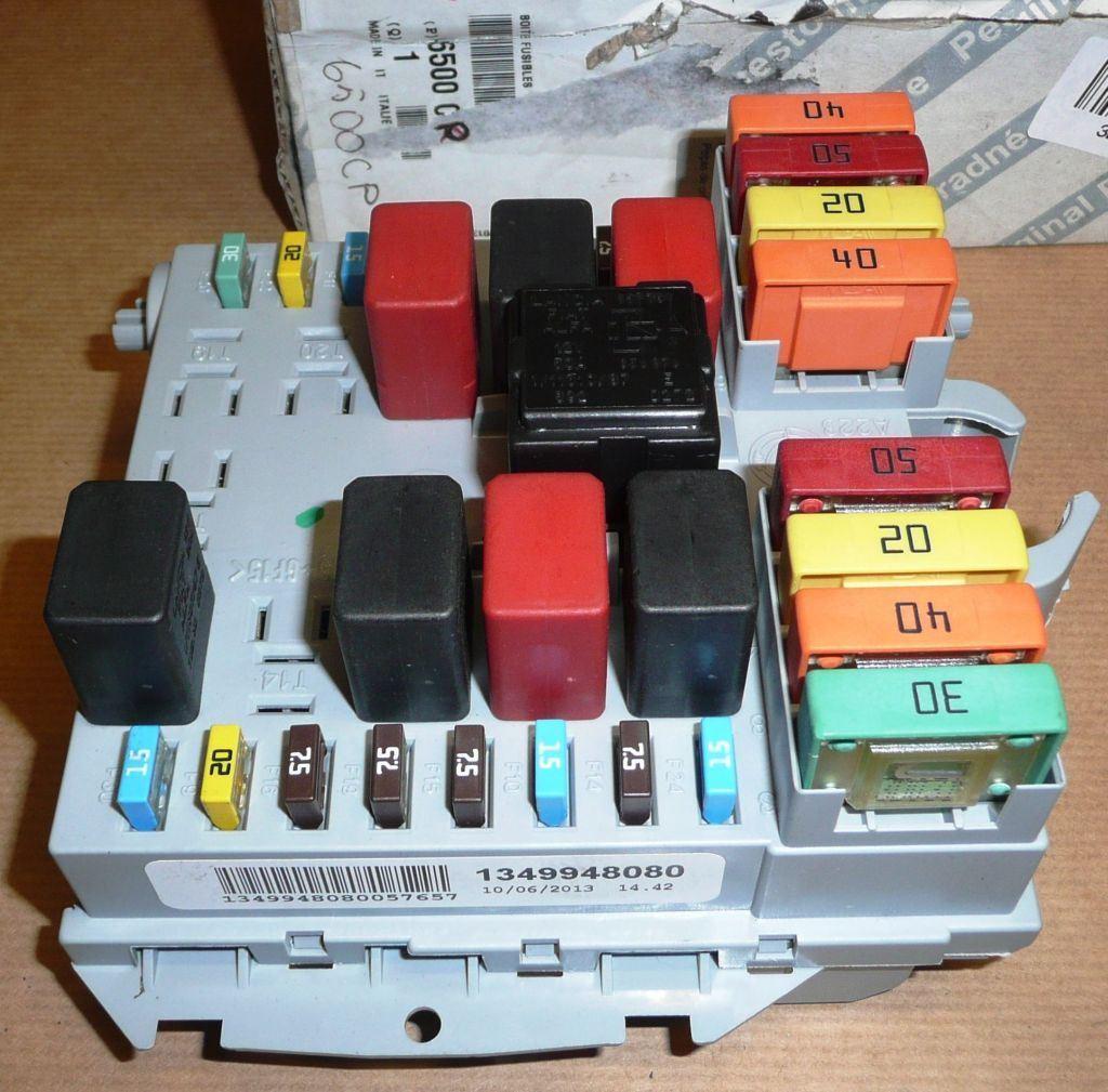 BOÎTE A FUSIBLES CITROEN JUMPER III 6500.CP 6500CP , 1349948080.