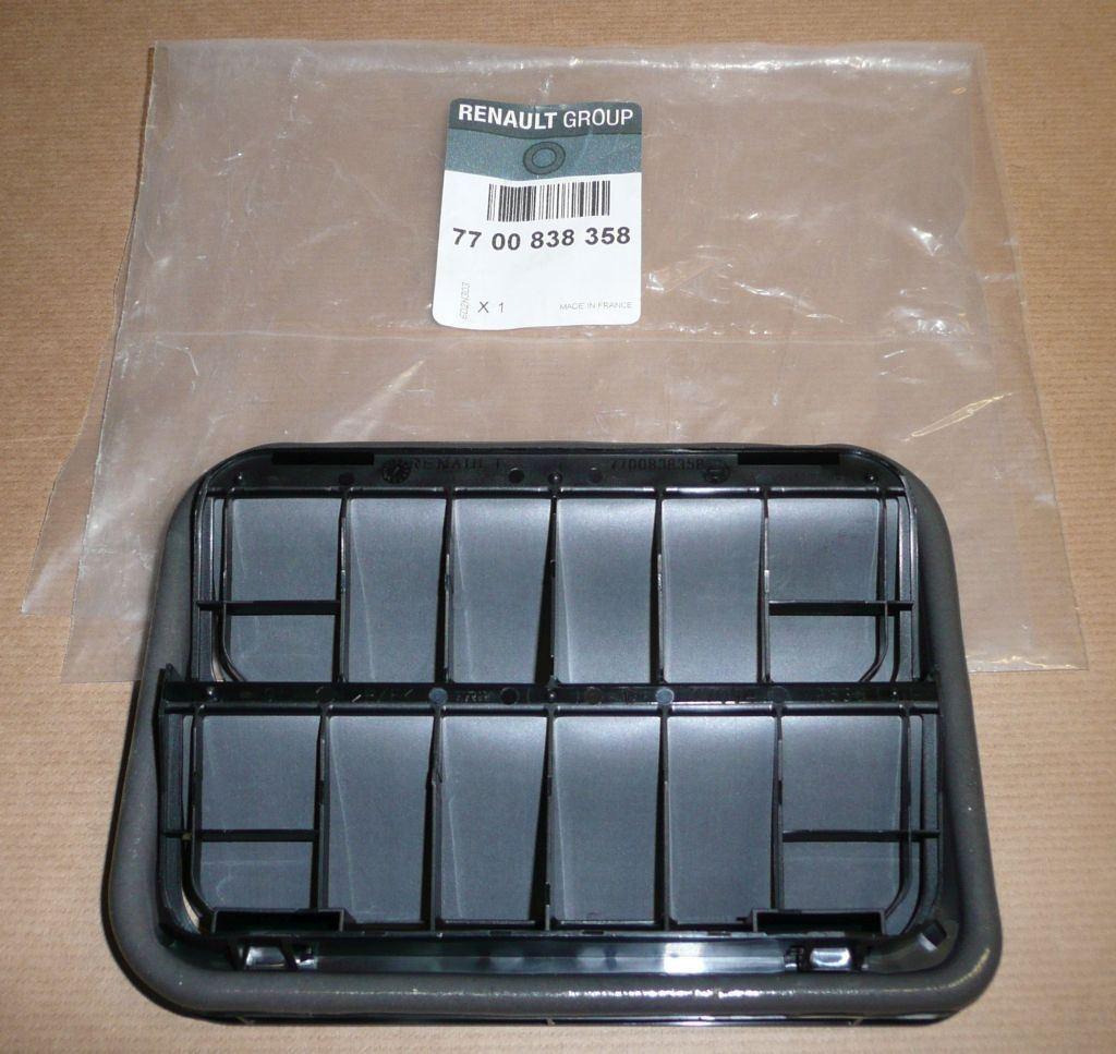 GRILLE D'ARRIVÉE D'AIR DACIA LOGAN 7700838358.