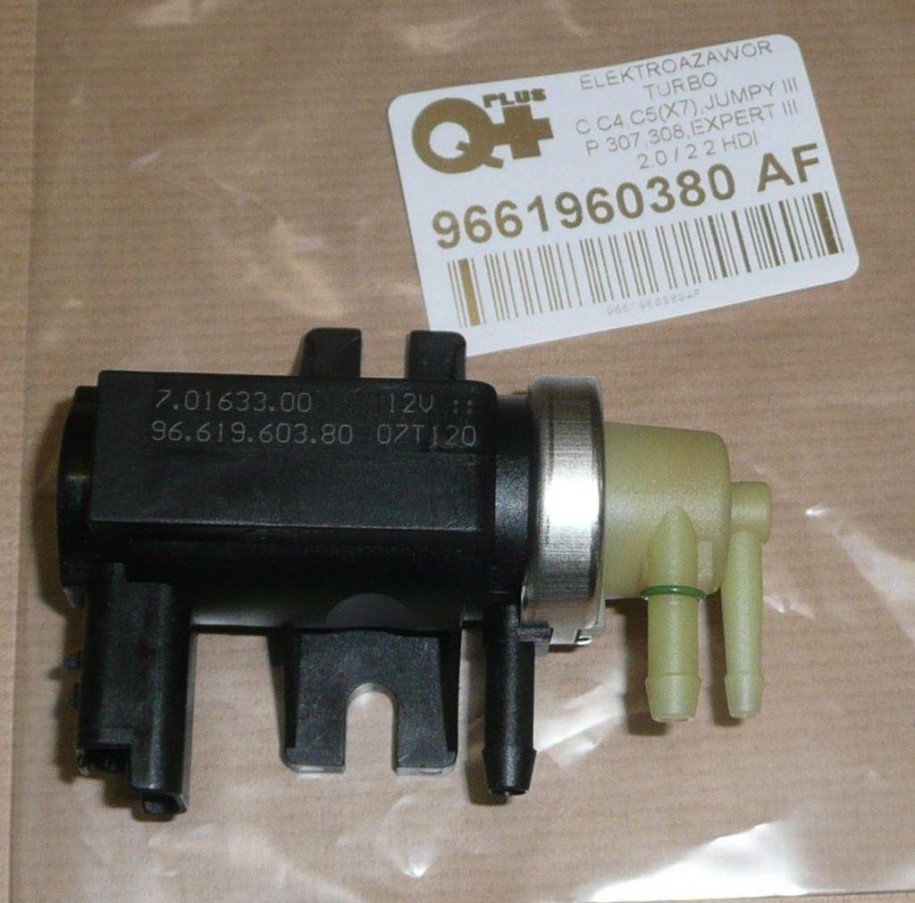 VANNE ÉLECTROMAGNÉTIQUE TURBO CITROEN C4,PEUGEOT 307 1618.X2 1618X2.