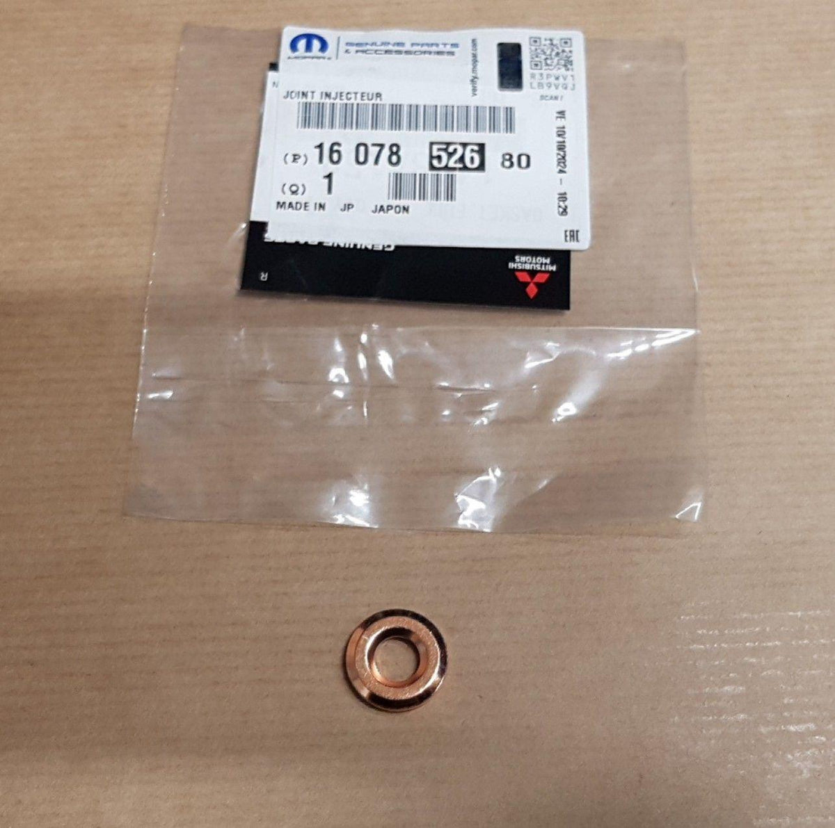 RONDELLE D'INJECTEUR CITROEN C4 AIRCROSS,P4008 1607852680.
