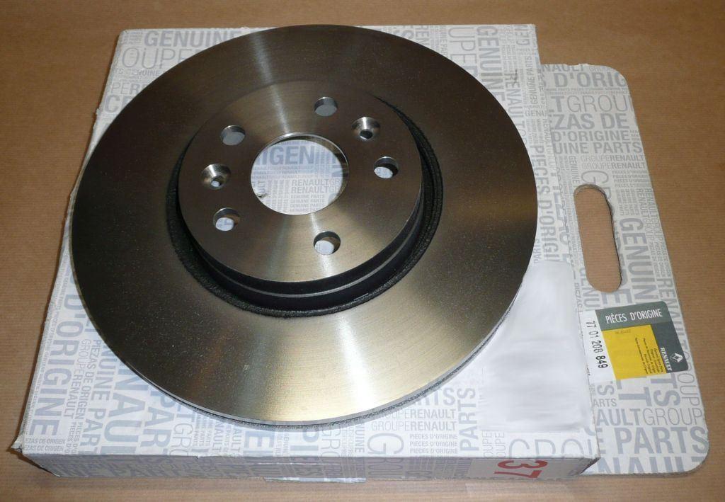 Original Disque de frein Avant  RENAULT SCENIC II 2.0 DCI , 7701208849.
