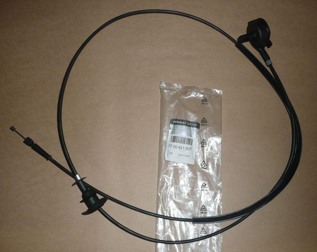 CABLE DE CAPOT RENAULT MEGANE SCENIC 1999- 7700421507.