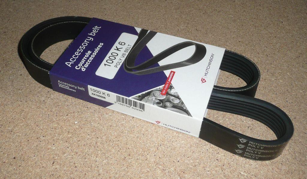 COURROIE TRAPÉZOIDALE.6PK1000 1.8,2.0,2. 5750.PF 5750PF.