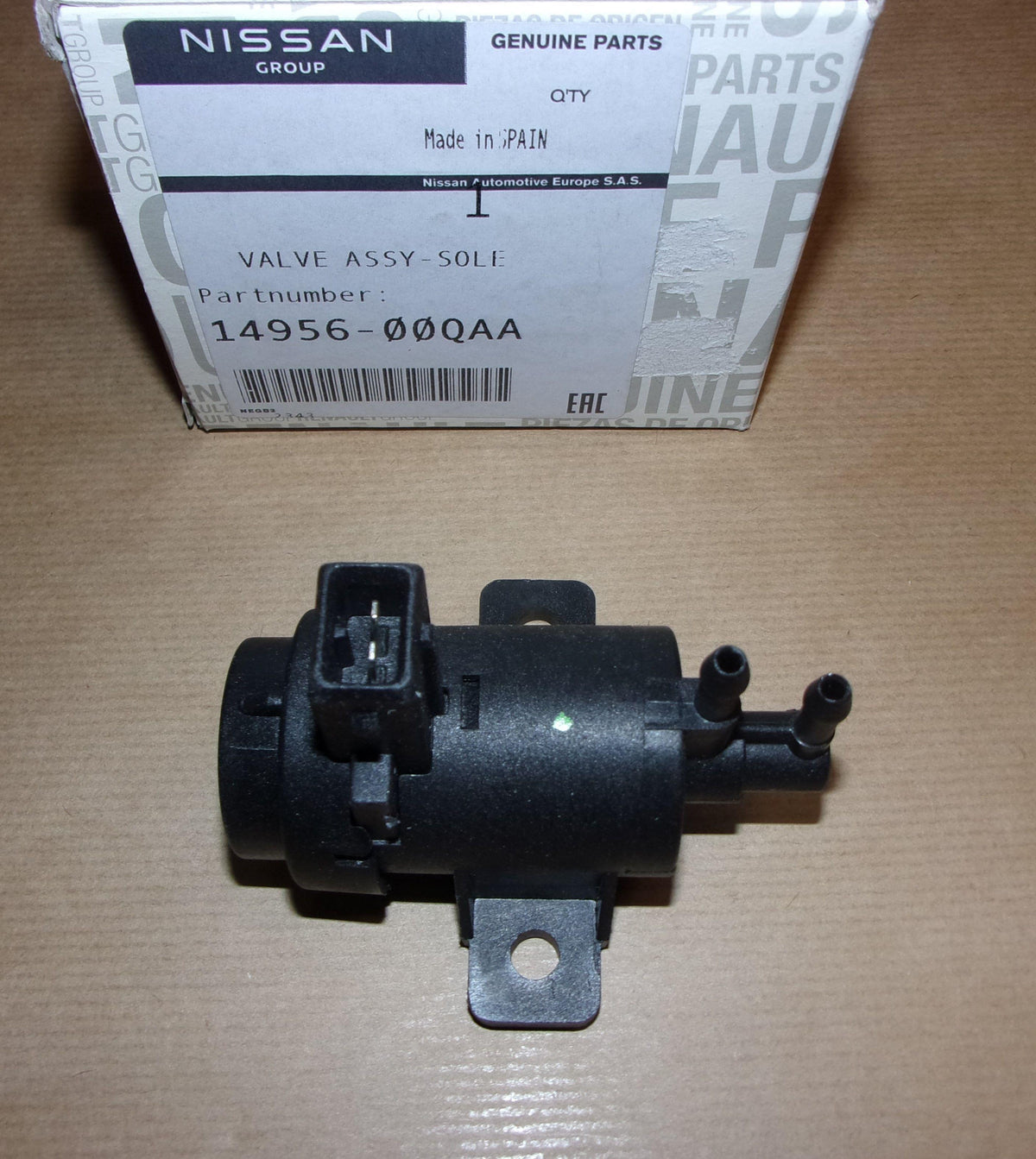 VANNE ÉLECTROMAGNÉTIQUE TURBO RENAULT CLIO II 1495600QAA.
