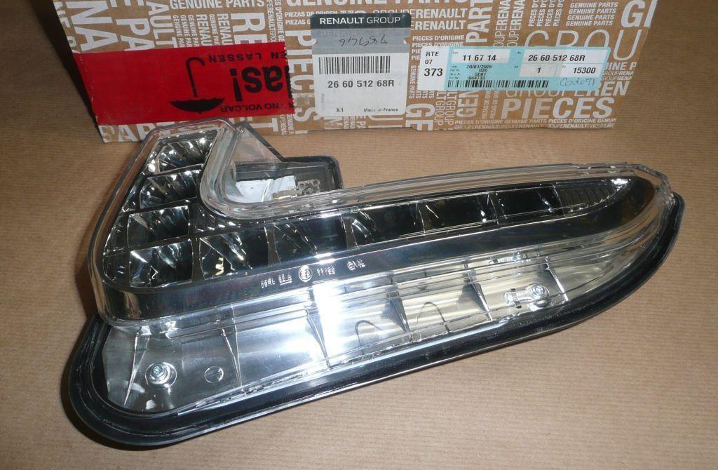 FEU DE JOUR LED RENAULT MEGANE III GAUCHE 266051268R.