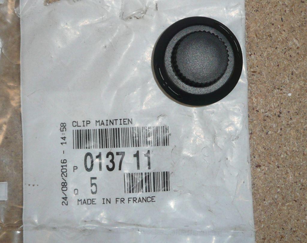 CLIPS DE CACHE MOTEUR COMP.MOTEUR HDI ZA 0137.11 013711.