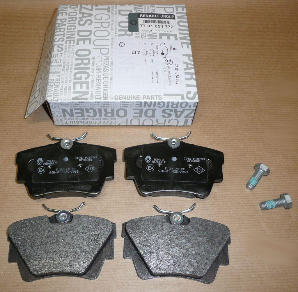 PLAQUETTE DE FREIN.RENAULT TRAFIC II 1.9/2.0DC 7701054772.