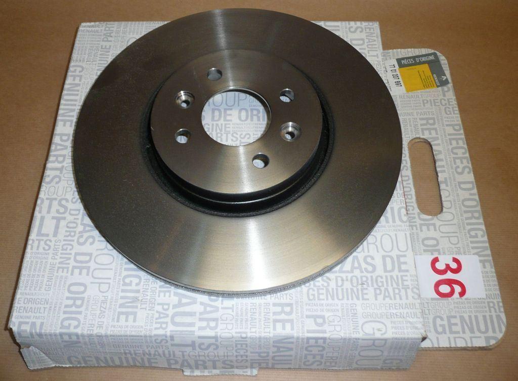 DISQUE DE FREIN.RENAULT SCENIC II 1.9DCI AVANT 7701207897.