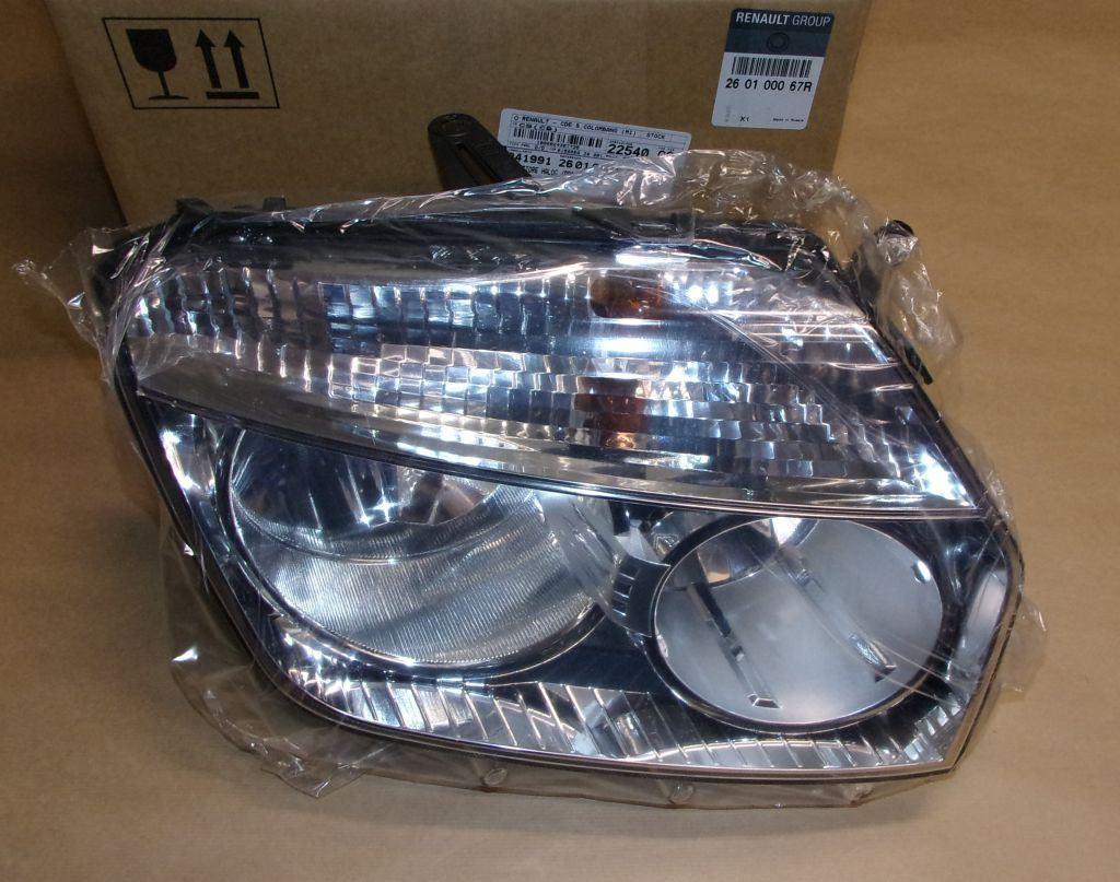 PHARES DACIA DUSTER DROIT 260100067R.