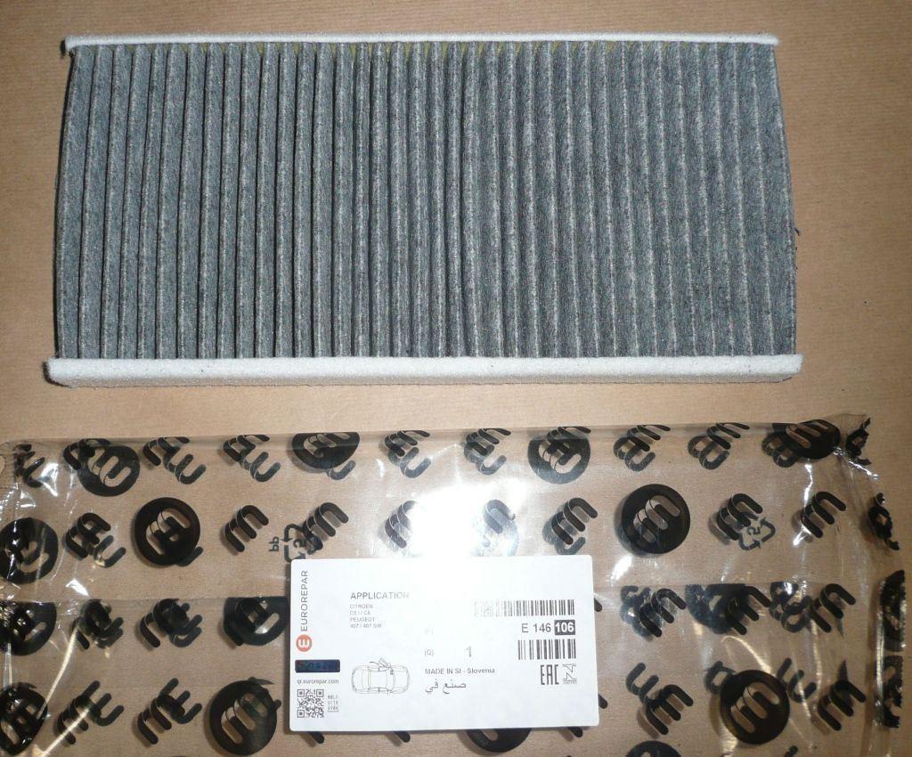 FILTRE D'HABITACLE CITROEN C5 II,C6 PEUGEOT 407 E146106.