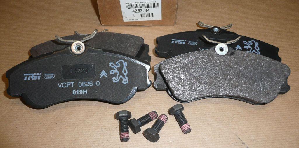PLAQUETTE DE FREIN.CITROEN BERLINGO 1.4/2.0HDI 4252.34 425234.