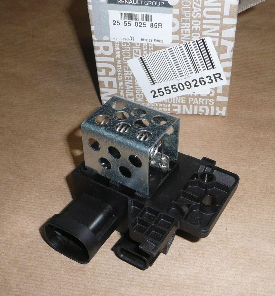 RÉSISTANCE DE VENTILATEUR RENAULT CLIO IV 255509263R.