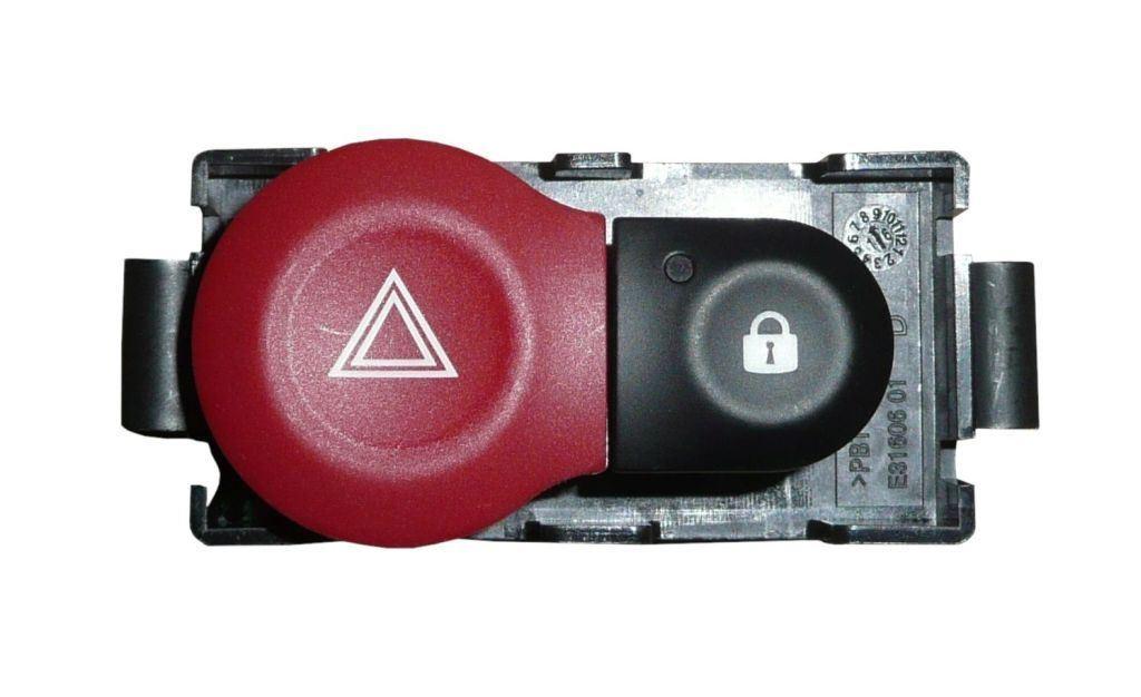 BOUTON DE FEUX DE DÉTRESSE RENAULT CLIO III,MO 8200214896.