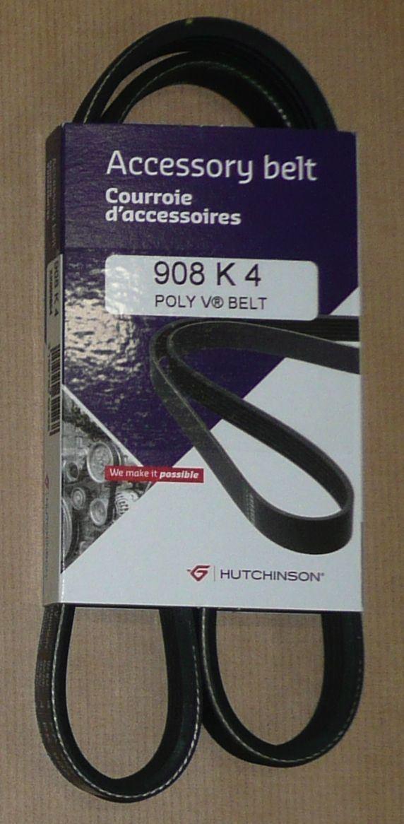COURROIE TRAPÉZOIDALE.4PK908 1.6 1280.36 128036.