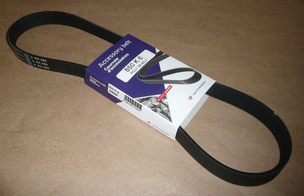 COURROIE TRAPÉZOIDALE.6PK850 1.0,2.8DTI 5750.QK 5750QK.