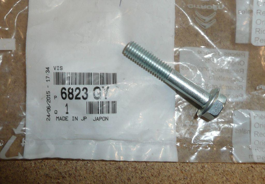 VIS POMPE D'EAU CITROEN C1 PEUGEOT 107 1.0 6823.GY 6823GY.
