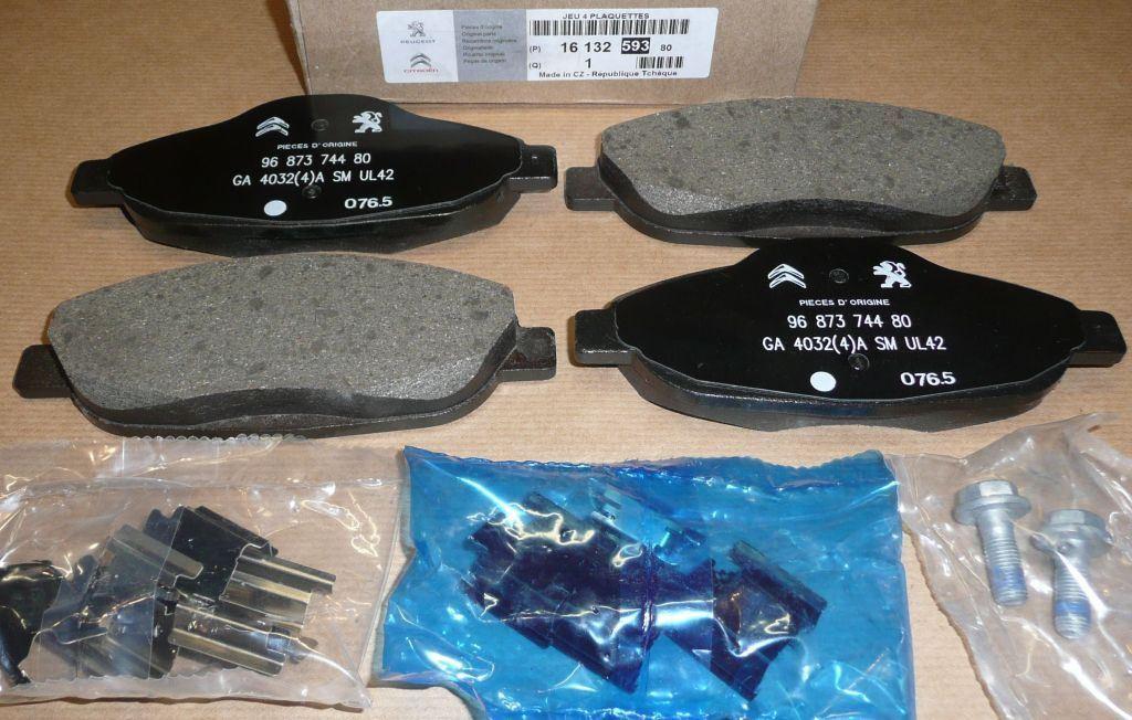 PLAQUETTE DE FREIN.PEUGEOT 308,3008,408 AVANT 4254.26 425426.