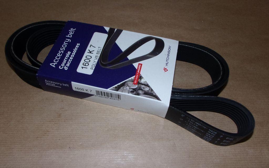 COURROIE TRAPÉZOIDALE.7PK1600 117202001R.
