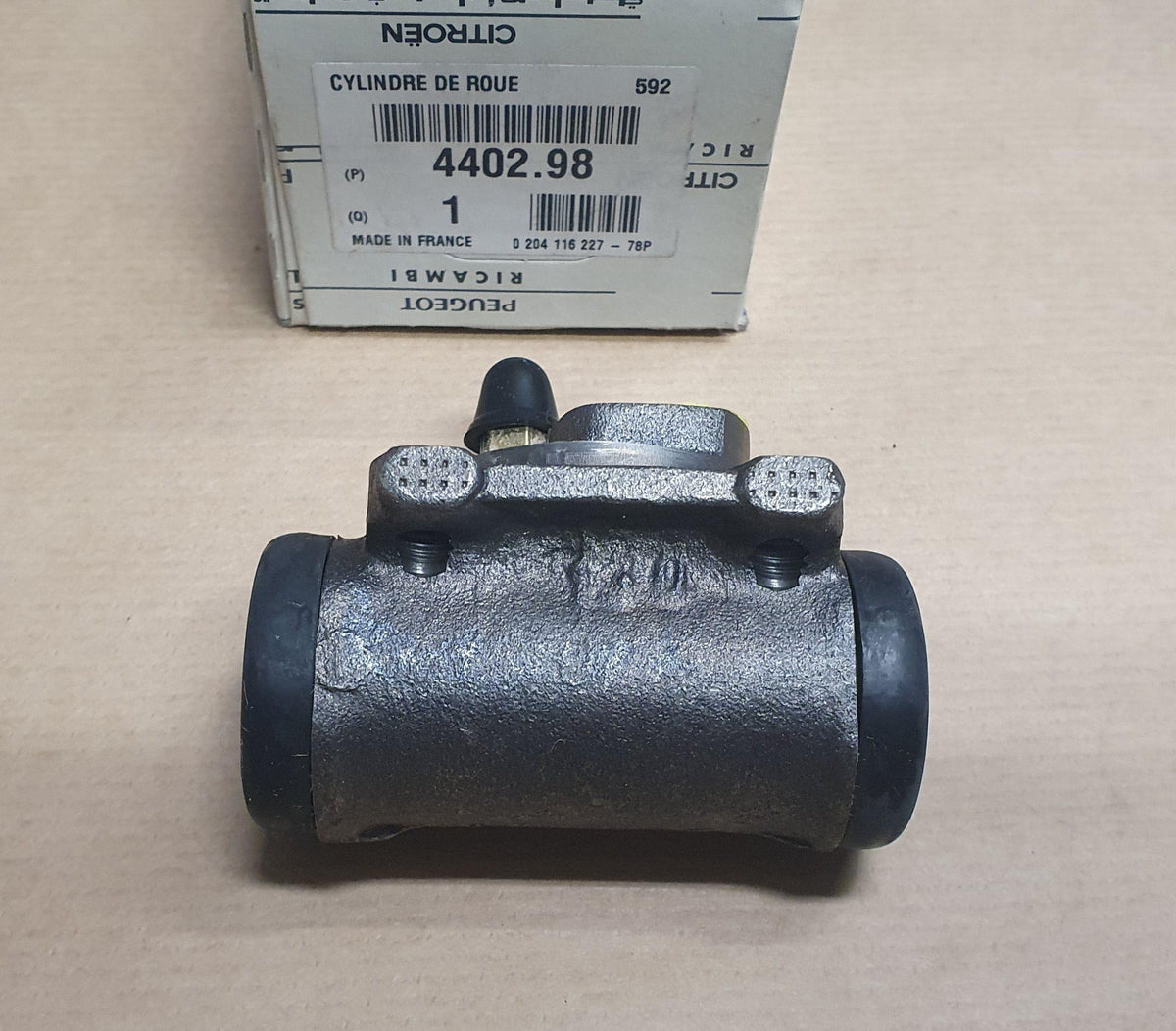 PISTON DE FREIN PEUGEOT 206 ARRIERE 4402.98 440298.