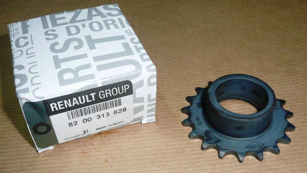 PIGNON CHAINE DE DISTRIBUTION.RENAULT FLUENCE 8200313628.