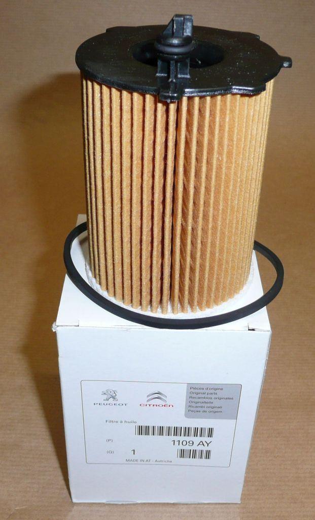 FILTRE A HUILE CITROEN C1,C2,XSARA,P206 1.6HDI 1109.AY 1109AY.