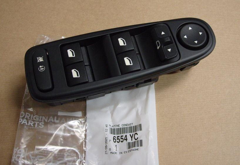 BOUTON LEVE.VITRE CITROEN C4 PICASSO 6554.YC 6554YC.