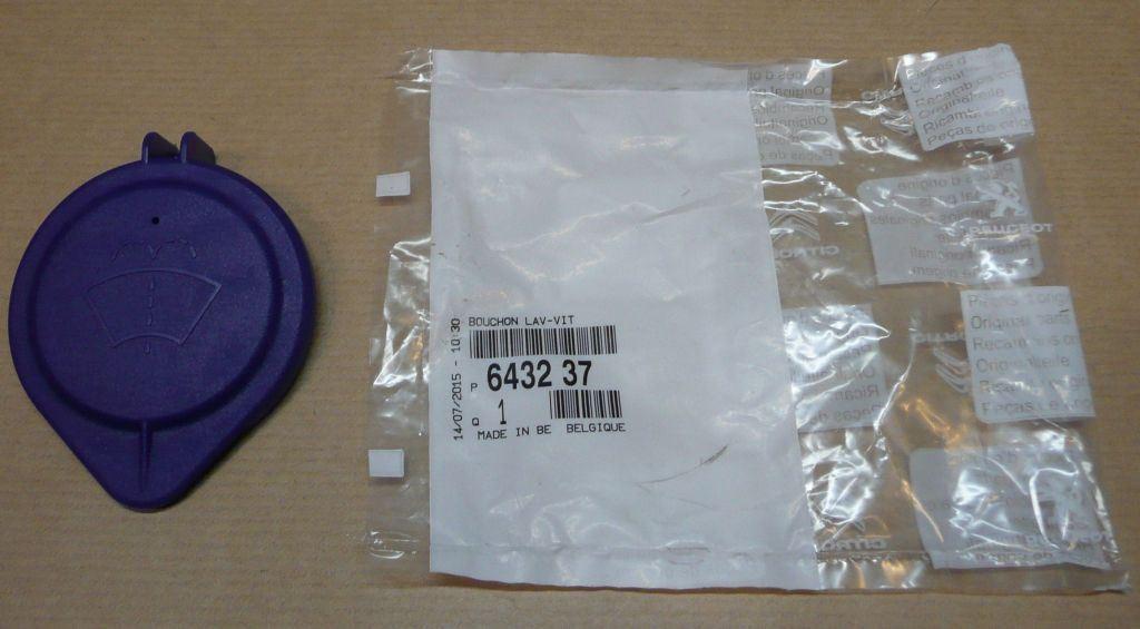 BOUCHON DE RÉSERVOIR DE LIQUIDE DE LAVE. 6432.37 643237.
