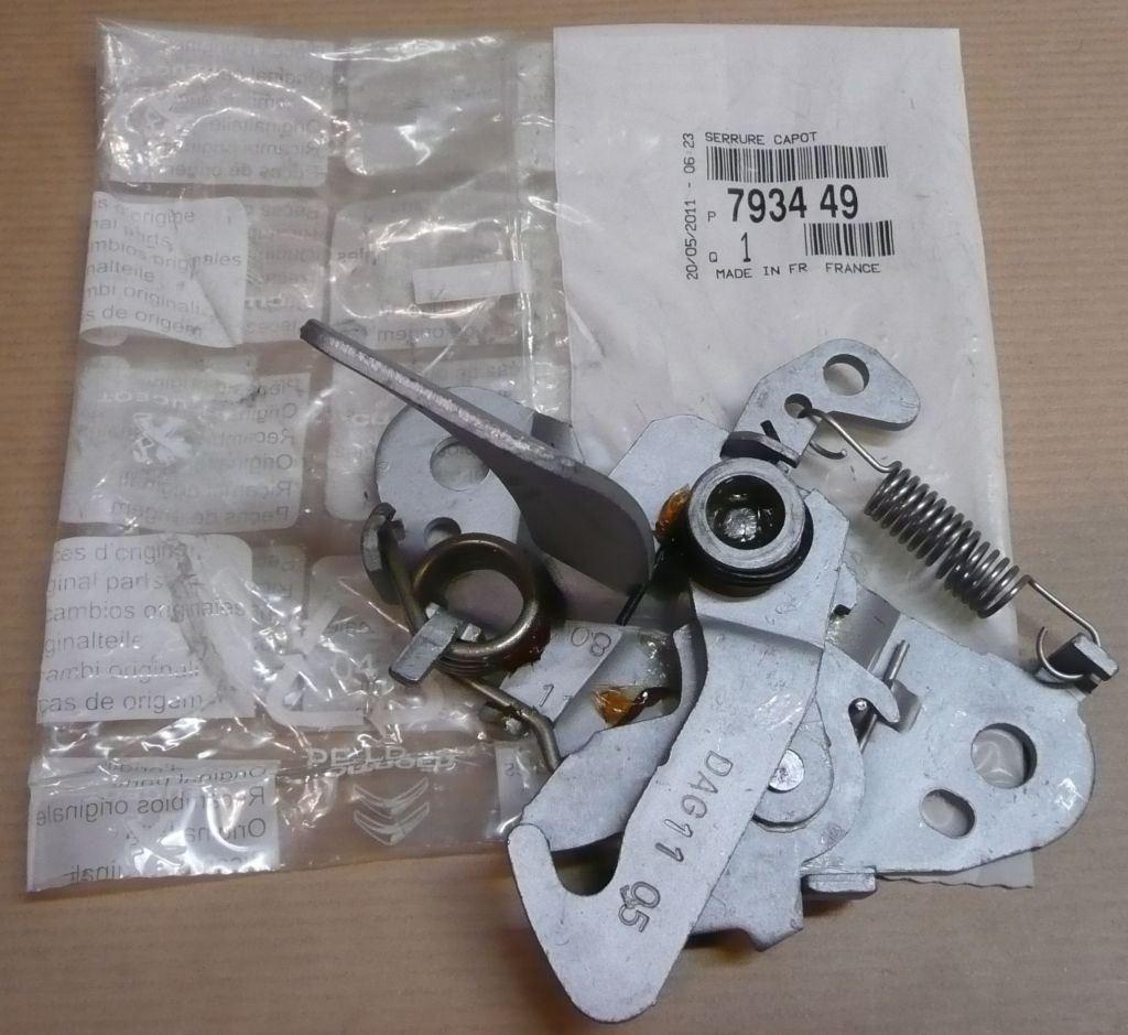 SERRURE DE CAPOT PEUGEOT 206 7934.49 793449.