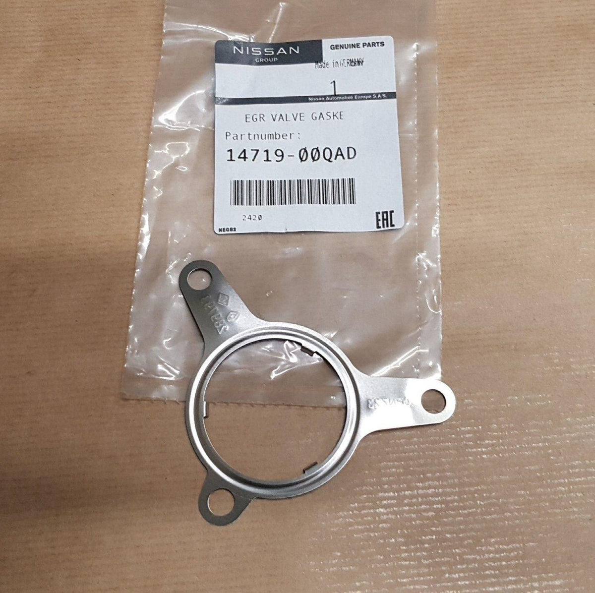 JOINT DE VALVE EGR RENAULT LAGUNA III 1.5DCI 1471900QAD.