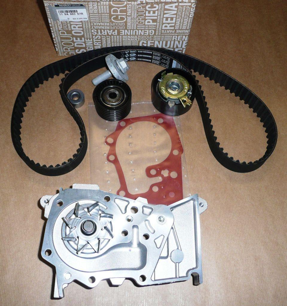 KIT DISTRIBUTION.+POMPE RENAULT CLIO II 1.4/1. 119A00397R.