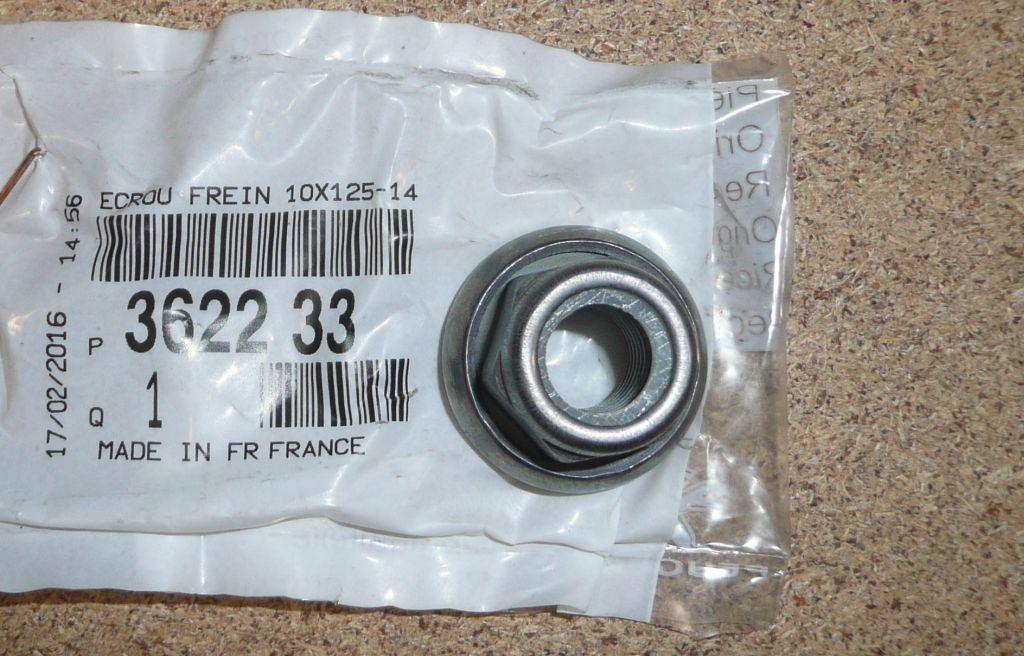 ÉCROU DE VIS D'ESSIEU CITROEN JUMPY IV 3622.33 362233.