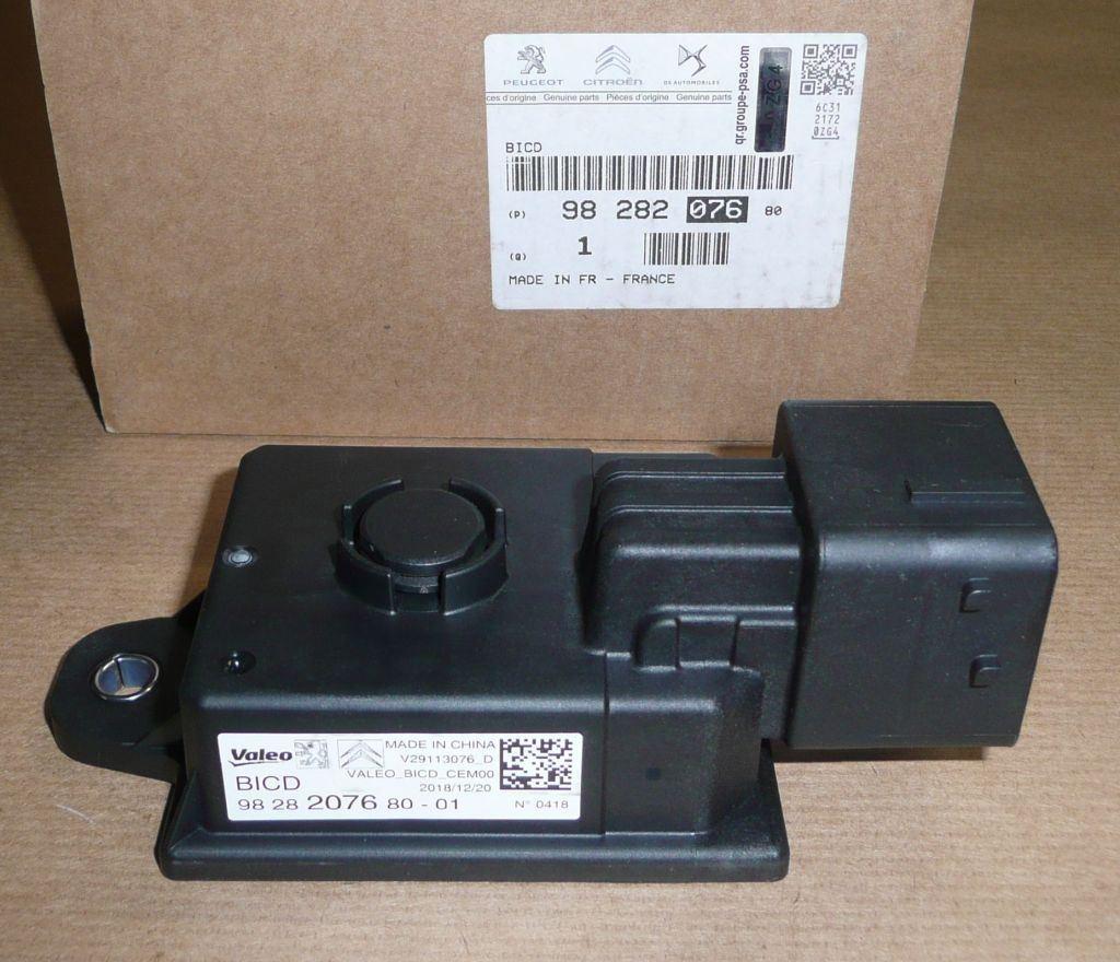 BOITIER DE REDEMARRAGE MOTEUR CITROEN C3,C4,P2 9828207680.