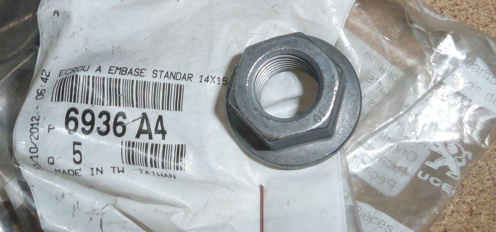 ECROU VIS AMORTISSEUR.CITROEN C3 II ARRIERE 6936.A4 6936A4.