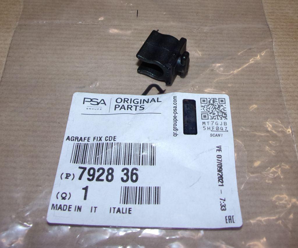 AGRAFFE CABLES CAPOT CITROEN JUMPER III 7928.36 792836.