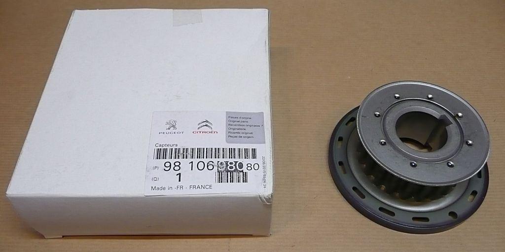 POULIE D'ARBRE A CAMES CITROEN C2,C5,PEUGEOT 308,207 9810698080.