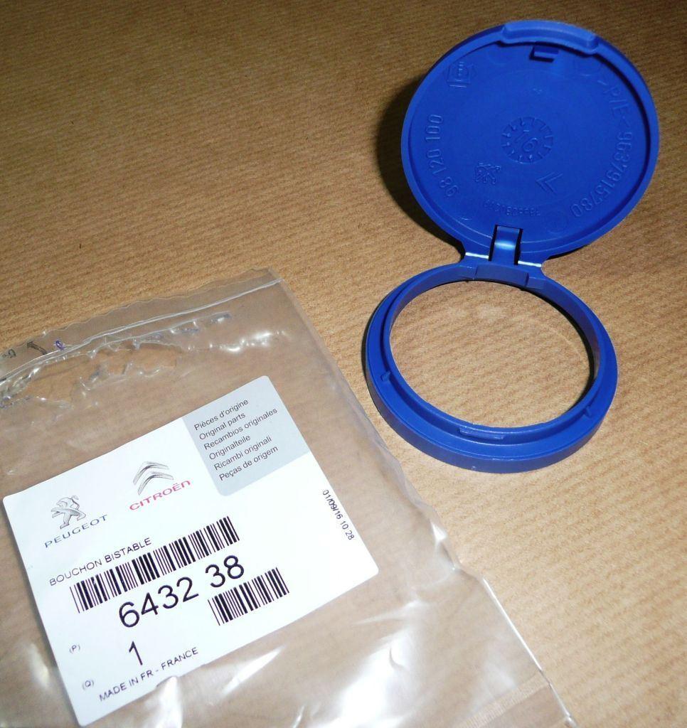 BOUCHON DE RÉSERVOIR DE LIQUIDE DE LAVE. 6432.38 643238.
